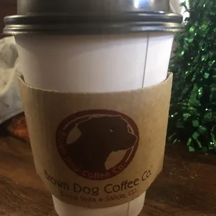 a cup of coffee