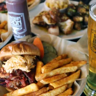 Pulled Pork and sandwich