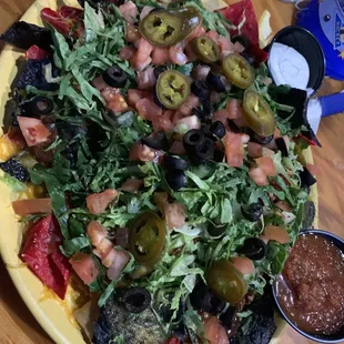 Bbq pork nachos