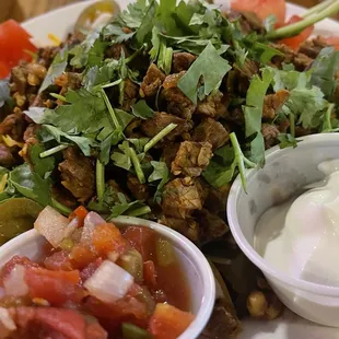 Small carne asada salad