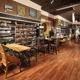 Your view upon entering the store!