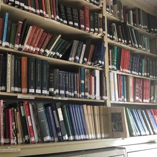 Books and books of resources!!!  Family history and more!!!