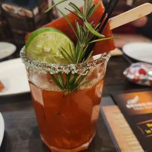 Thai tea margarita