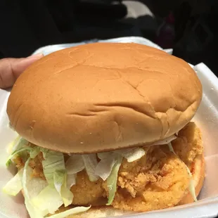 shrimp burger