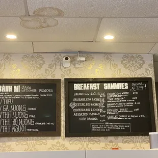 menus