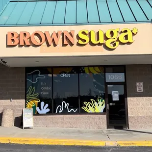 the front of the store