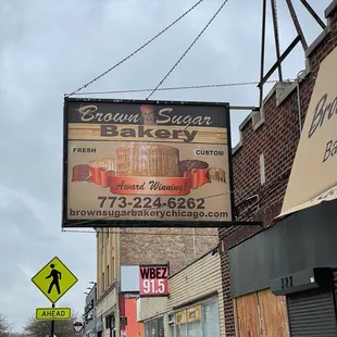 sign for brown sugar bakery