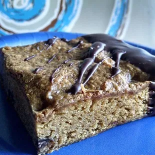 Salted Caramel Coffee Blondie