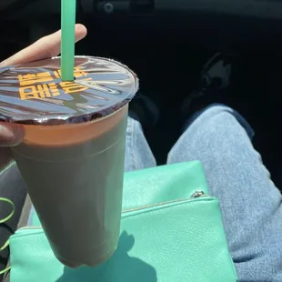 Regular milk tea with no ice #fave