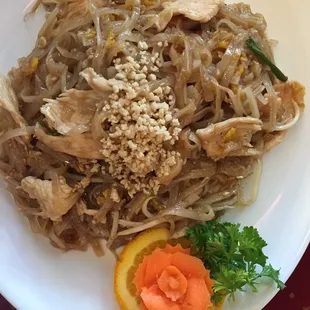 Pad Thai with chicken