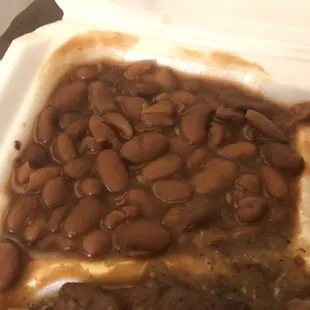 Beans were nasty. Had a vinegary dirty dishwater taste.