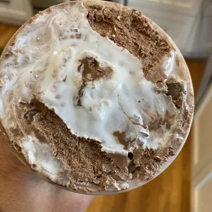 Cadbury Creme Egg ice cream!