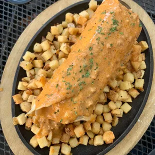Smothered burrito