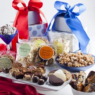 gourmet popcorn and gourmet chocolate treats