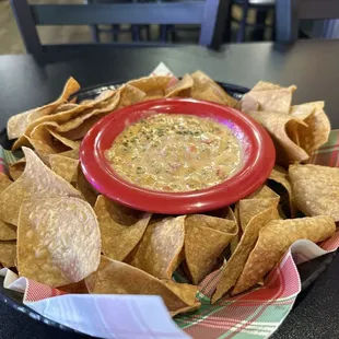 Overcooked queso