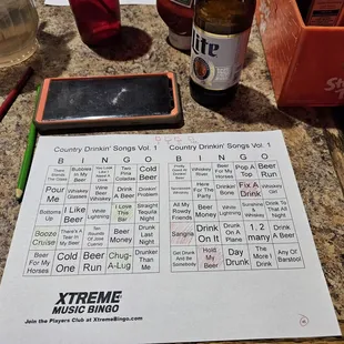 Music bingo yo!