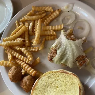 a plate of food