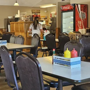 The kids are running this restaurant. Not the way I was thinking