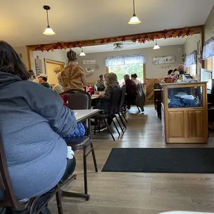 Standing room only very busy