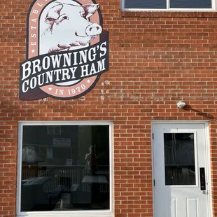 Entrance to store street view.