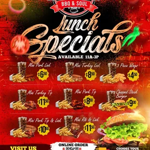 Lunch specials