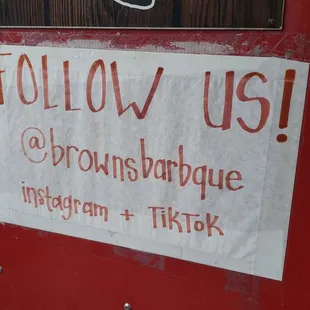 Follow them on social media