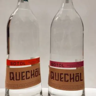 two bottles of alcohol