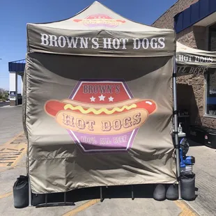 Tent set up
