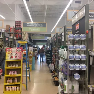 Nice and clean local hardware store.