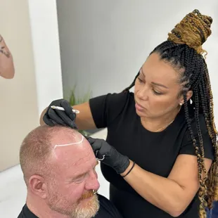 Now offering scalp micropigmentation.