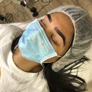 Microblading and Shading.