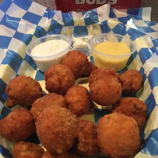 Deep fried mushrooms. Definitely a good batter.