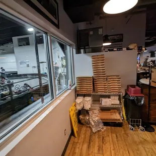 interior, sushi and sashimi
