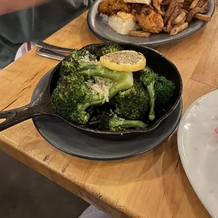 Charbroiled broccoli