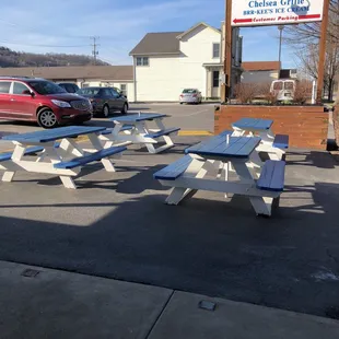 Outdoor seating