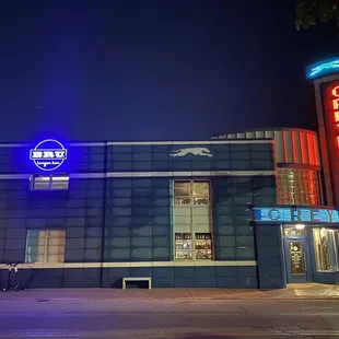 Cool old greyhound exterior