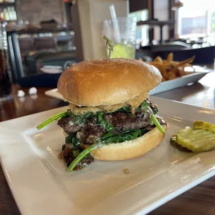 Stilton Blue Cheese Burger