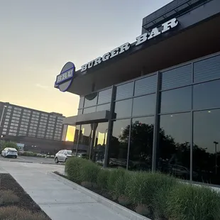 the outside of the building