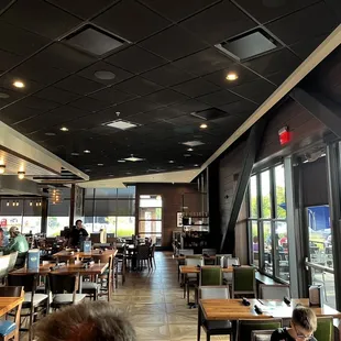 the interior of a restaurant
