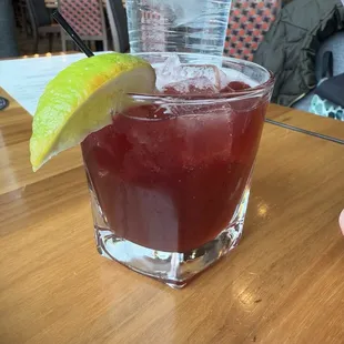 Spicy Pomegranate Margarita- fabulous.