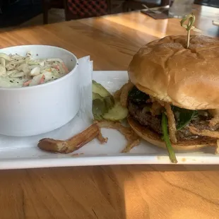 Stilton Blue Cheese Burger