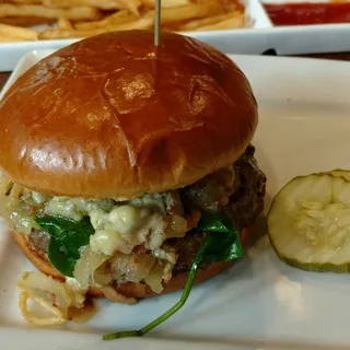 Stilton Bleu Cheese Burger
