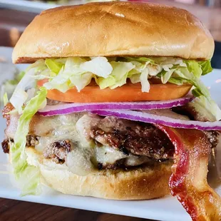 Double Bacon (burger with double patty) $15.00