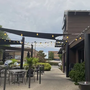 Outdoor seating area