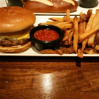 Garlic Three Cheese Burger