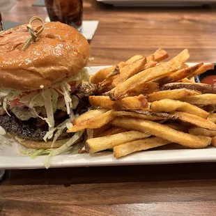 Black &amp; Bleu Bison* &amp; fries