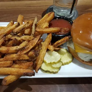 Garlic Three Cheese Burger