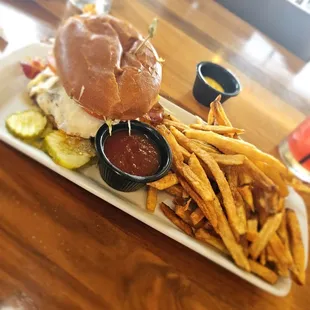 Bison burger