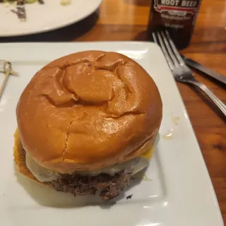 Garlic-Three Cheese Burger