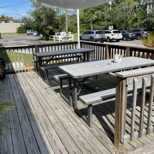 They have a patio!!!